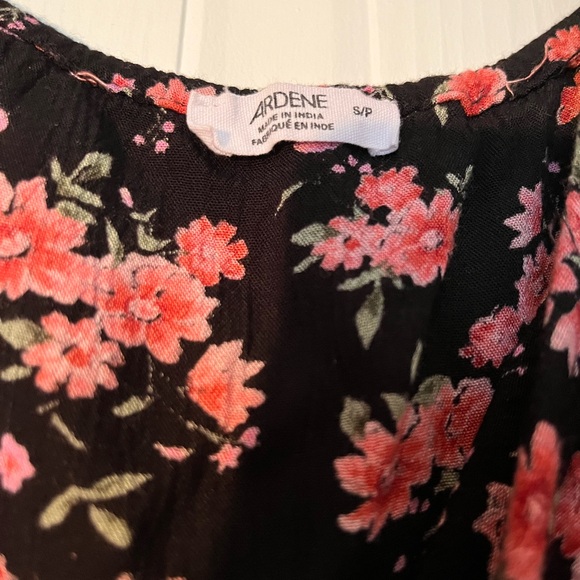 Ruffled Top Floral Mini Dress - Picture 3 of 4